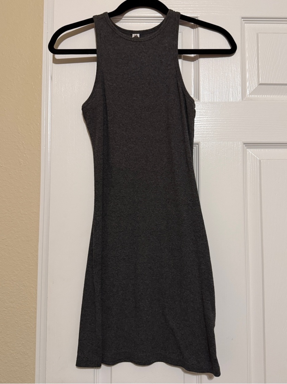 bp Gray Ribbed Sleeveless Tank